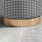 Glam Velvet Pouf Chair Plain Cylinder Shape Metal Frame Water Resistant Ottoman Footrest Clearhalo 'furn' 'furn_ottomans_poufs' 'Furniture' 'Living Room Furniture' 'Ottomans & Poufs' 'ottomans_poufs' 5771313
