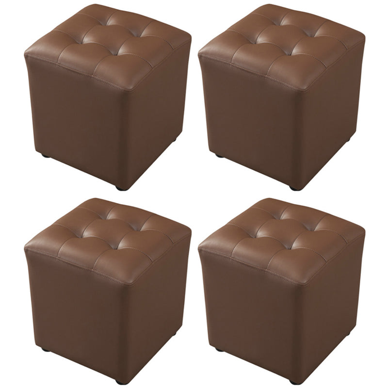 POUF CONTEMPOUNTERIO DARCO COURO PURO COLORE ROULO PETTURA IN IN INDITÀ POUF