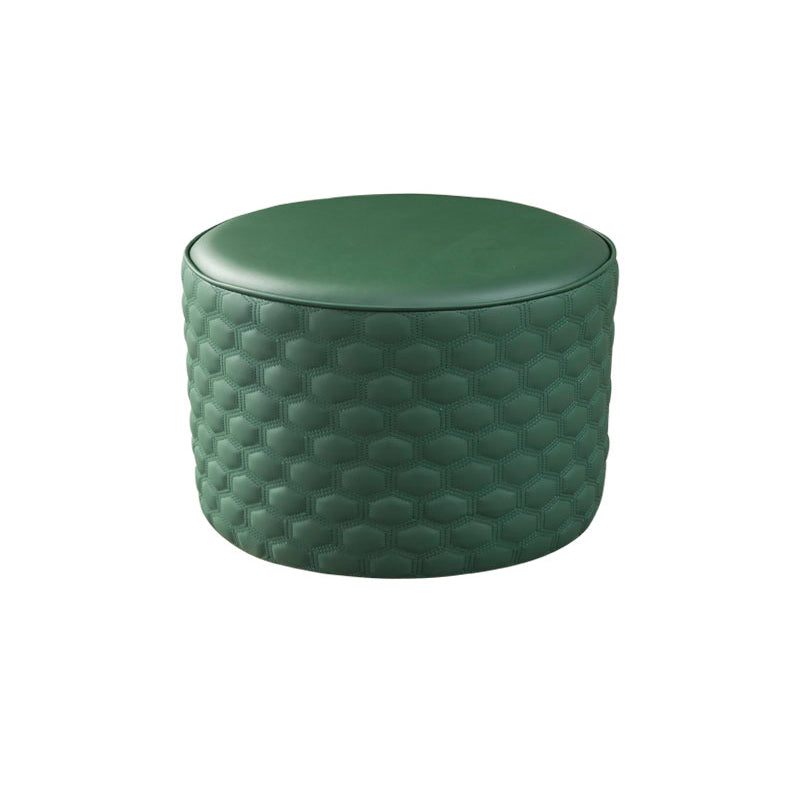 Wasserfestes Pouf Ottomane echtes Leder rundem moderner Osmanisch