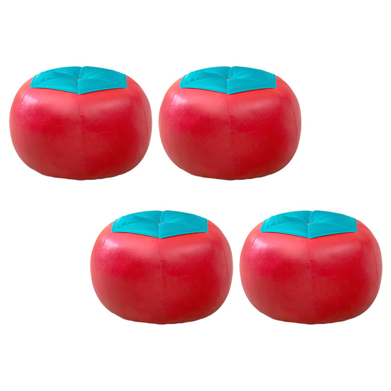 Tacler un faux cuir ottoman Pouf Pouf Pouf Modern Ottoman