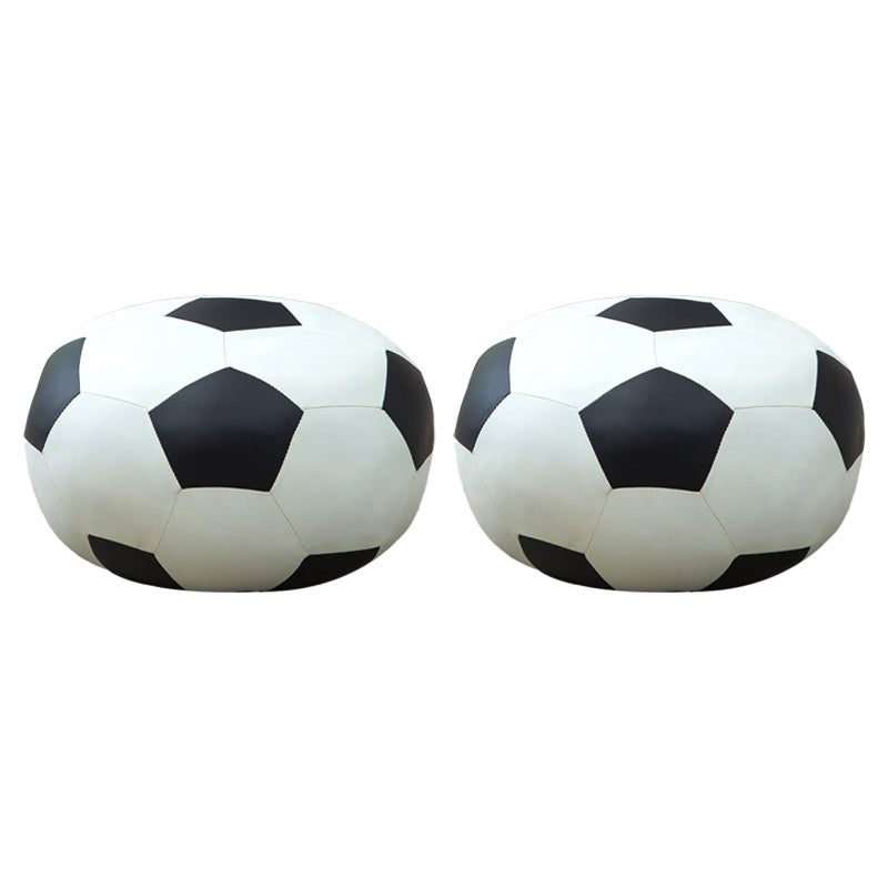 Ottoman moderno ottomane ottomano in finta pelle resistente alla macchia