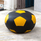 Vlekbestendig faux leer poef voetbal gedrukt pouf moderne poef