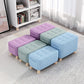 Modern Cotton Storage Pouf Plain Rectangle Tufted Chair Ottoman Clearhalo 'furn' 'furn_ottomans_poufs' 'Furniture' 'Living Room Furniture' 'Ottomans & Poufs' 'ottomans_poufs' 5772199