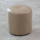 Modern PU Leather Pouf Chair Plain Cylinder Shape Tufted Mildew Resistant Ottoman Stool Khaki 1 Piece Clearhalo 'furn' 'furn_ottomans_poufs' 'Furniture' 'Living Room Furniture' 'Ottomans & Poufs' 'ottomans_poufs' 5772459