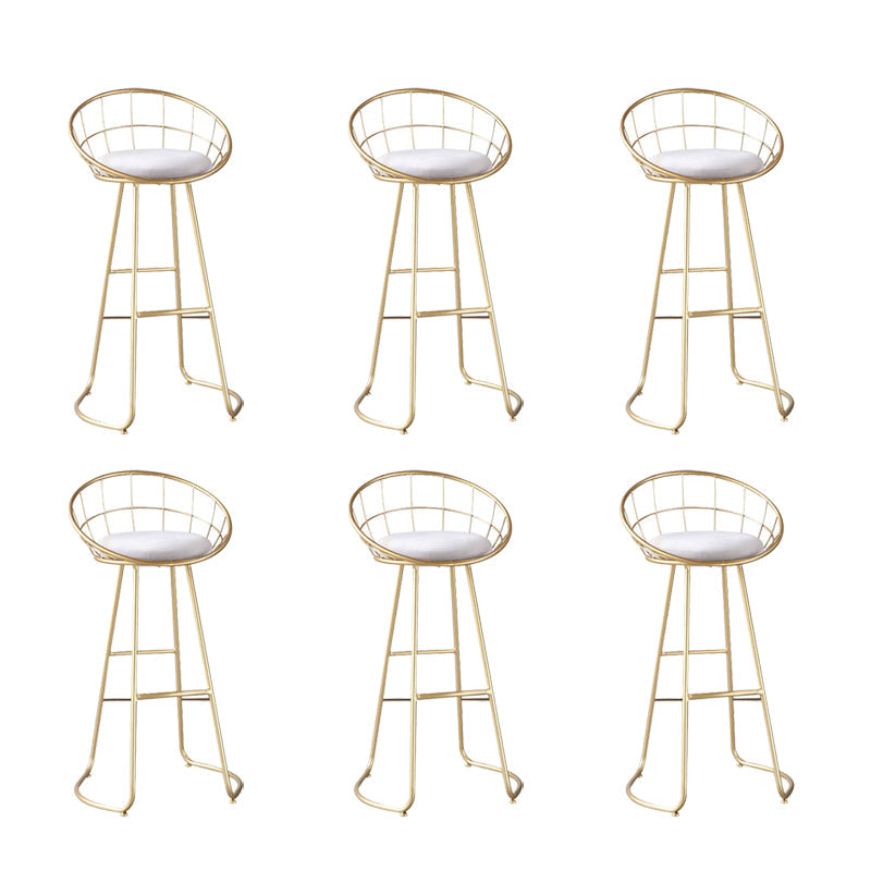 Finitura opaca contemporanea sgabello da bar in ferro footrest sgabello