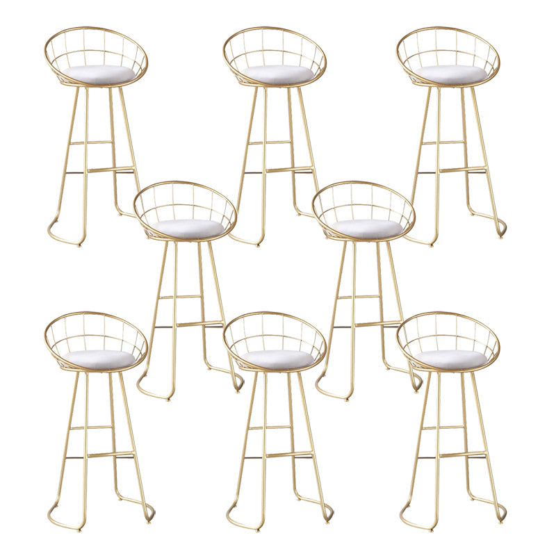 Finitura opaca contemporanea sgabello da bar in ferro footrest sgabello