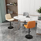 Faux Leather Swivel Bar Chair Modern Armless Upholstered Bar Stool Clearhalo 'Bar Furniture' 'Bar Stools' 'bar_stools' 'furn' 'furn_bar_stools' 'Furniture' 'Kitchen & Dining Furniture' 5777535