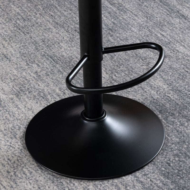 Faux Leather Swivel Bar Chair Modern Armless Upholstered Bar Stool Clearhalo 'Bar Furniture' 'Bar Stools' 'bar_stools' 'furn' 'furn_bar_stools' 'Furniture' 'Kitchen & Dining Furniture' 5777544