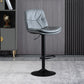 Faux Leather Swivel Bar Chair Modern Armless Upholstered Bar Stool Clearhalo 'Bar Furniture' 'Bar Stools' 'bar_stools' 'furn' 'furn_bar_stools' 'Furniture' 'Kitchen & Dining Furniture' 5777554