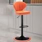 Home Swivel verstelbare hoogte Krukkruk Moderne matte afwerking Lederen barstool