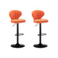 Home Swivel verstelbare hoogte Krukkruk Moderne matte afwerking Lederen barstool
