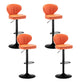 Home Swivel verstelbare hoogte Krukkruk Moderne matte afwerking Lederen barstool