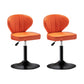 Home Swivel verstelbare hoogte Krukkruk Moderne matte afwerking Lederen barstool