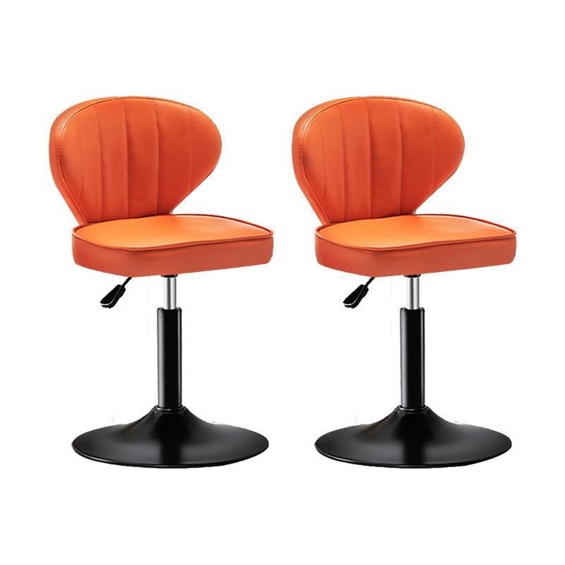 Home Swivel verstelbare hoogte Krukkruk Moderne matte afwerking Lederen barstool