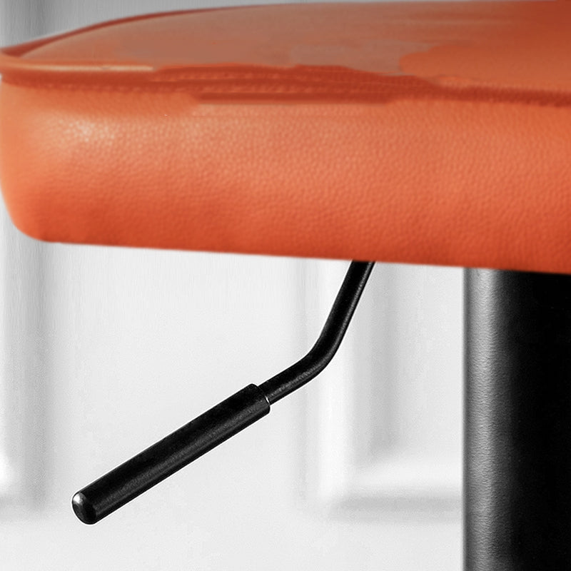Home Swivel verstelbare hoogte Krukkruk Moderne matte afwerking Lederen barstool