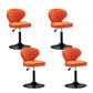 Home Swivel verstelbare hoogte Krukkruk Moderne matte afwerking Lederen barstool