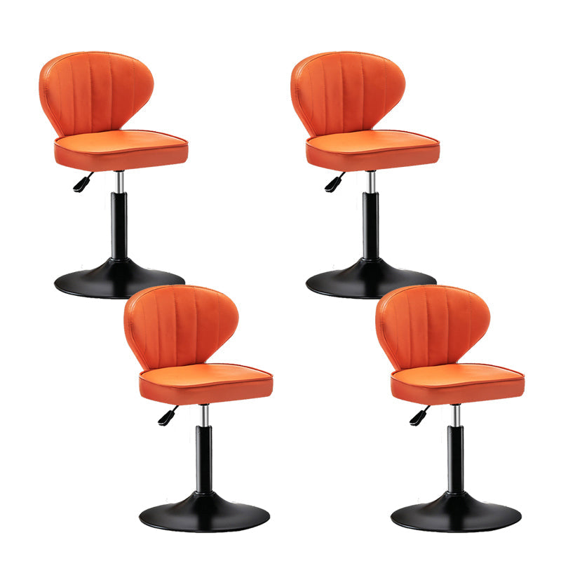 Home Swivel verstelbare hoogte Krukkruk Moderne matte afwerking Lederen barstool