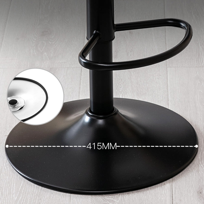 Home Swivel verstelbare hoogte Krukkruk Moderne matte afwerking Lederen barstool