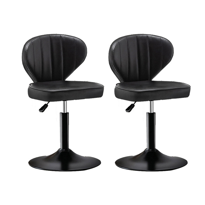 Home Swivel verstelbare hoogte Krukkruk Moderne matte afwerking Lederen barstool