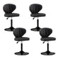 Home Swivel verstelbare hoogte Krukkruk Moderne matte afwerking Lederen barstool