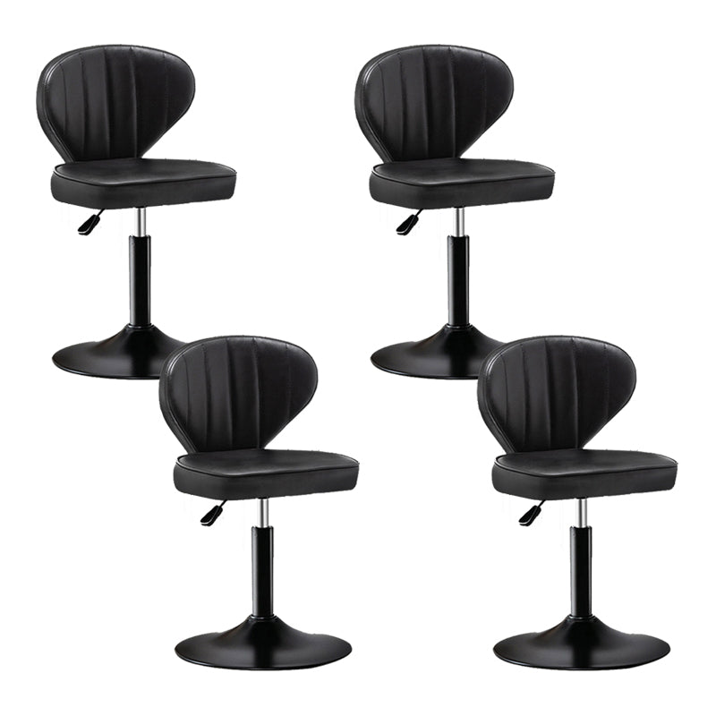 Home Swivel verstelbare hoogte Krukkruk Moderne matte afwerking Lederen barstool