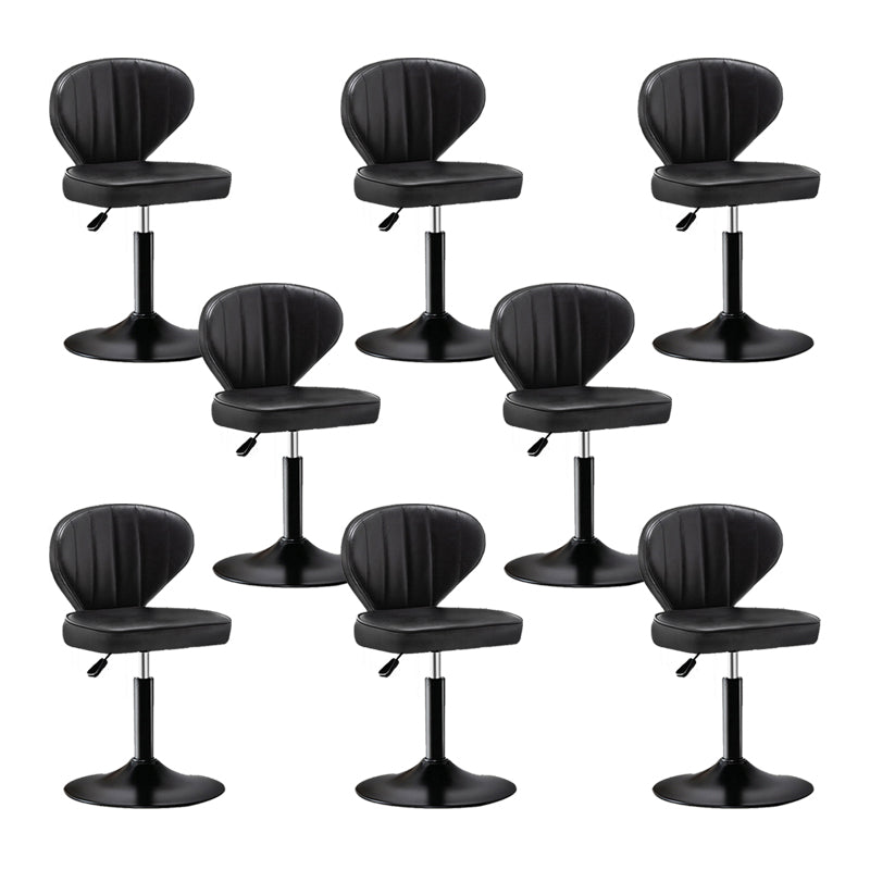 Home Swivel verstelbare hoogte Krukkruk Moderne matte afwerking Lederen barstool