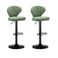Home Swivel verstelbare hoogte Krukkruk Moderne matte afwerking Lederen barstool