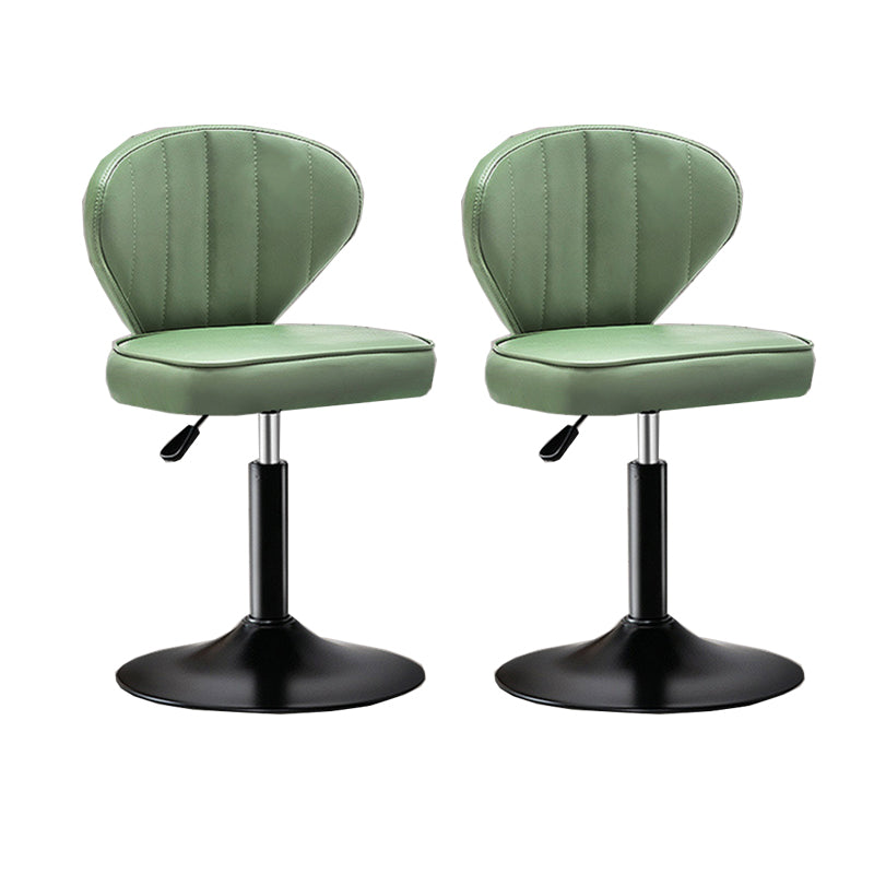 Home Swivel verstelbare hoogte Krukkruk Moderne matte afwerking Lederen barstool