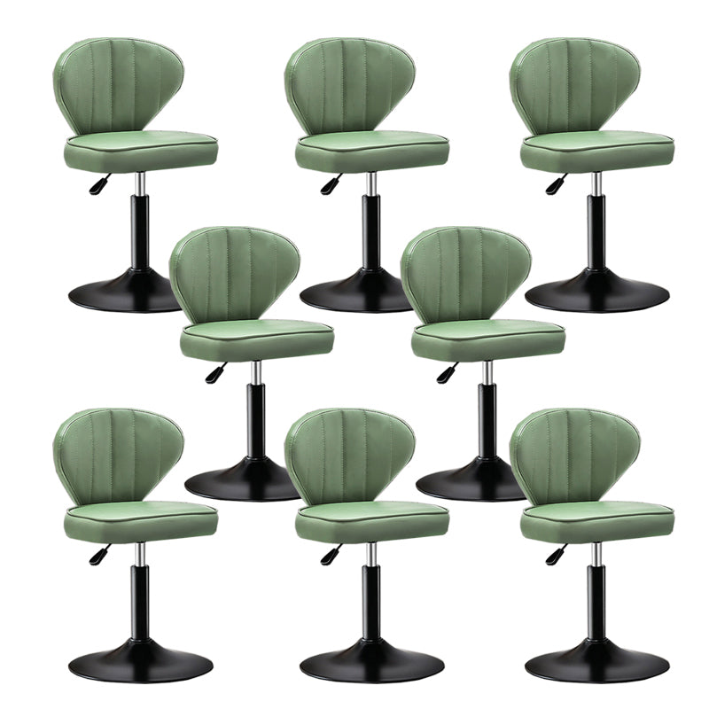 Home Swivel verstelbare hoogte Krukkruk Moderne matte afwerking Lederen barstool