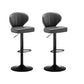 Home Swivel verstelbare hoogte Krukkruk Moderne matte afwerking Lederen barstool