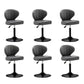 Home Swivel verstelbare hoogte Krukkruk Moderne matte afwerking Lederen barstool