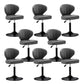 Home Swivel verstelbare hoogte Krukkruk Moderne matte afwerking Lederen barstool