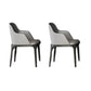 Grey Designer 1/2/5/6/7 Pieces Dining Table Set Rectangle Stone Dinette Set 2 Light Grey Chairs Clearhalo 'Dining Room Sets' 'Dining Tables & Seating' 'dining_room_set' 'furn' 'furn_dining_room_set' 'Furniture' 'Kitchen & Dining Furniture' 5778414