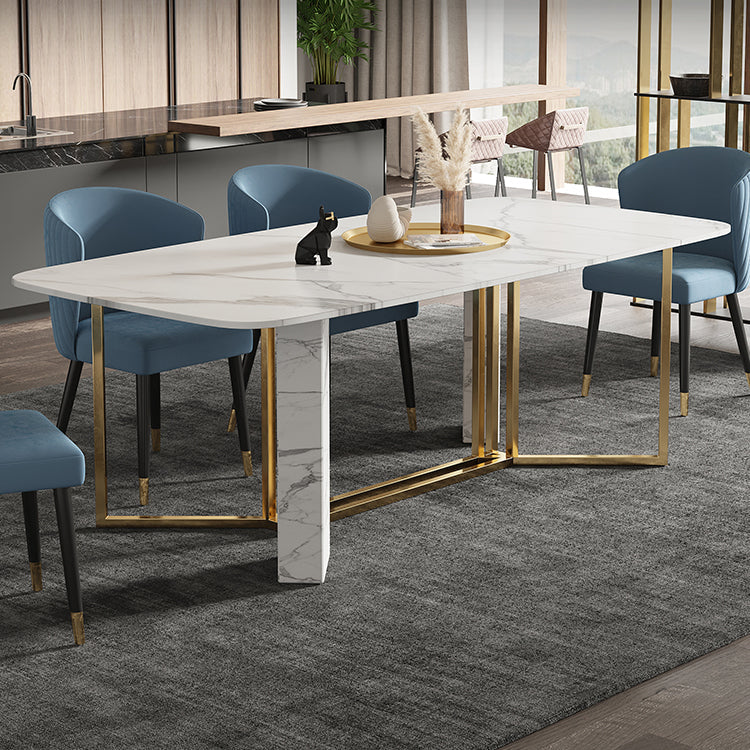 Set da tavolo di pietra glam Nordic Sinted 1/4/5/7 pezzi set da pranzo