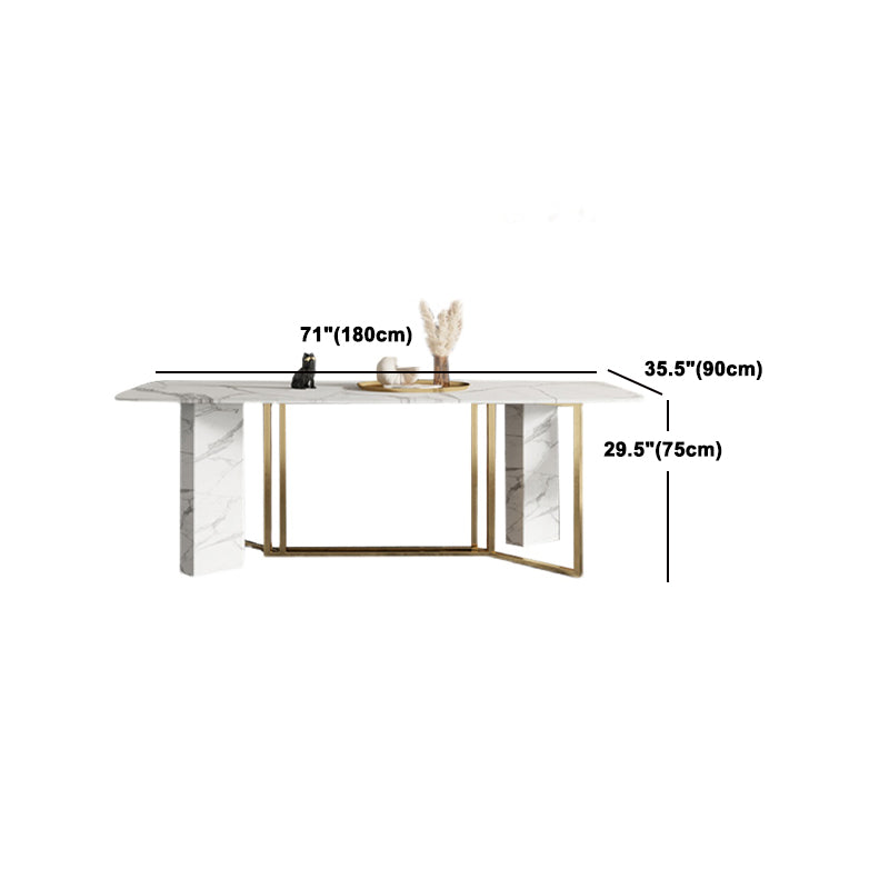 Set da tavolo di pietra glam Nordic Sinted 1/4/5/7 pezzi set da pranzo