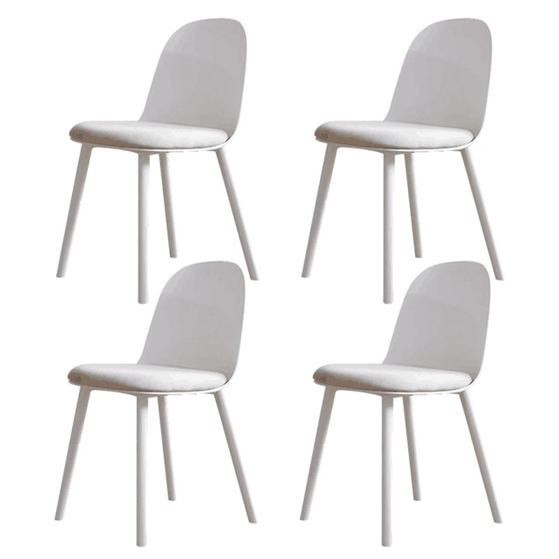 丸いダイニングテーブルセット1/3/4/5 PCSプラスチックサイドチェア付きアクリルベースダイニングテーブル