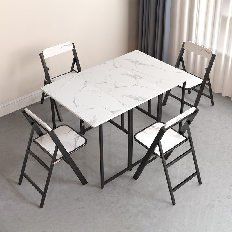 Houten eetset 1/2/3/5/7 stuks opvouwbare eettafel en stoelen