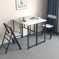Houten eetset 1/2/3/5/7 stuks opvouwbare eettafel en stoelen