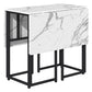 Houten eetset 1/2/3/5/7 stuks opvouwbare eettafel en stoelen