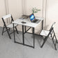 Houten eetset 1/2/3/5/7 stuks opvouwbare eettafel en stoelen