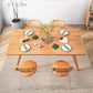 Rectangle Dining Set 1/2/5 Pcs Solid Wood Dining Table and Chairs Clearhalo 'Dining Room Sets' 'Dining Tables & Seating' 'dining_room_set' 'furn' 'furn_dining_room_set' 'Furniture' 'Kitchen & Dining Furniture' 5778617