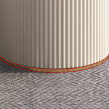 Juego de comedor de piedra sinterizada estilo glamo