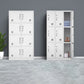 Contemporary Style Wardrobe Metal Home Wardrobe Closet with Locks