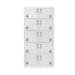 Contemporary Style Wardrobe Metal Home Wardrobe Closet with Locks
