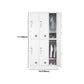 Contemporary Style Wardrobe Metal Home Wardrobe Closet with Locks