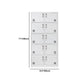 Contemporary Style Wardrobe Metal Home Wardrobe Closet with Locks
