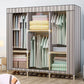 Contemporary Style Wardrobe Armoire Solid Wood Bedroom Wardrobe Closet with Shelves