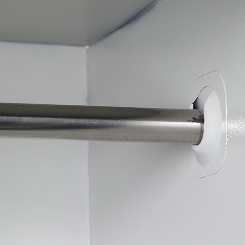 Eigentijdse garderobe metalen witte kleur garderobe kast voor slaapkamer