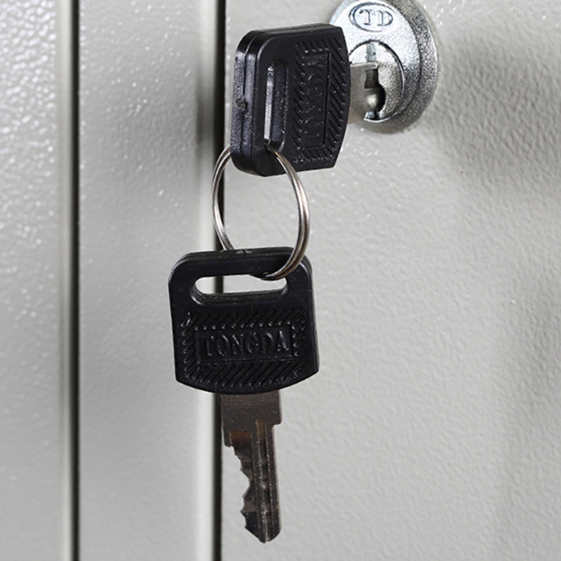 Eigentijdse garderobe metalen witte kleur garderobe kast voor slaapkamer