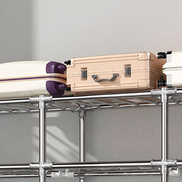 Armadio di guardaroba in acciaio in stile contemporaneo per la casa